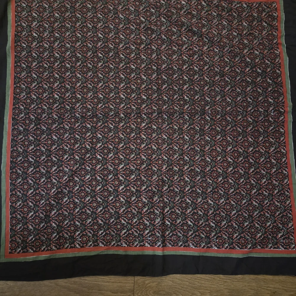 Boho Beaded Fringe Shawl Wrap Scarf Tribal Print Lightweight Large Scarf